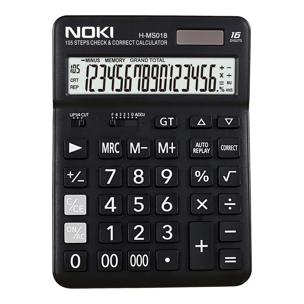 Noki Hesap Makinesi Siyah H-MS018