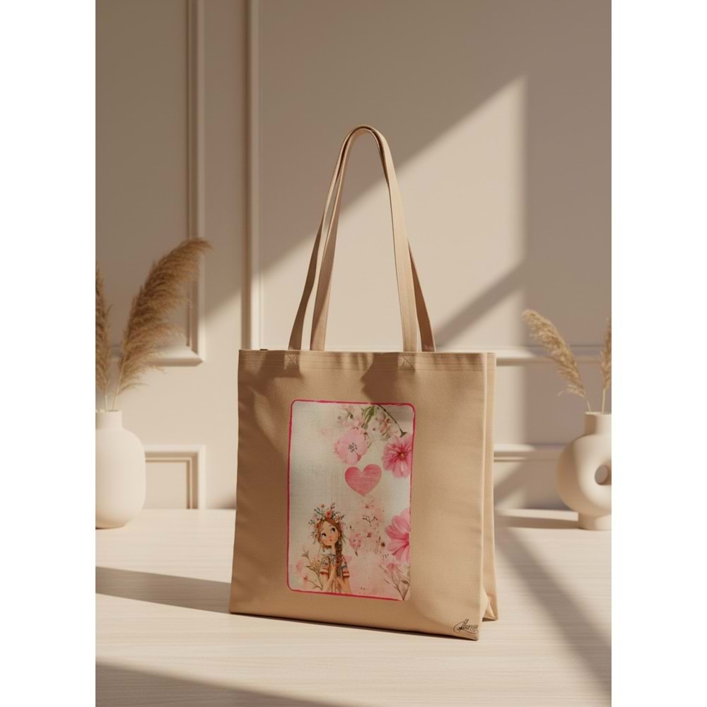 Lilamor Sakura Cep Torba Hediyelik Bez Çanta LLM-HDY0955