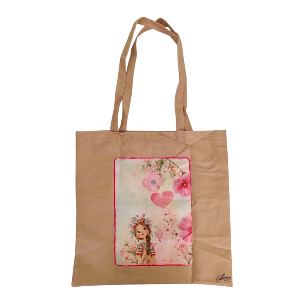 Lilamor Sakura Cep Torba Hediyelik Bez Çanta LLM-HDY0955