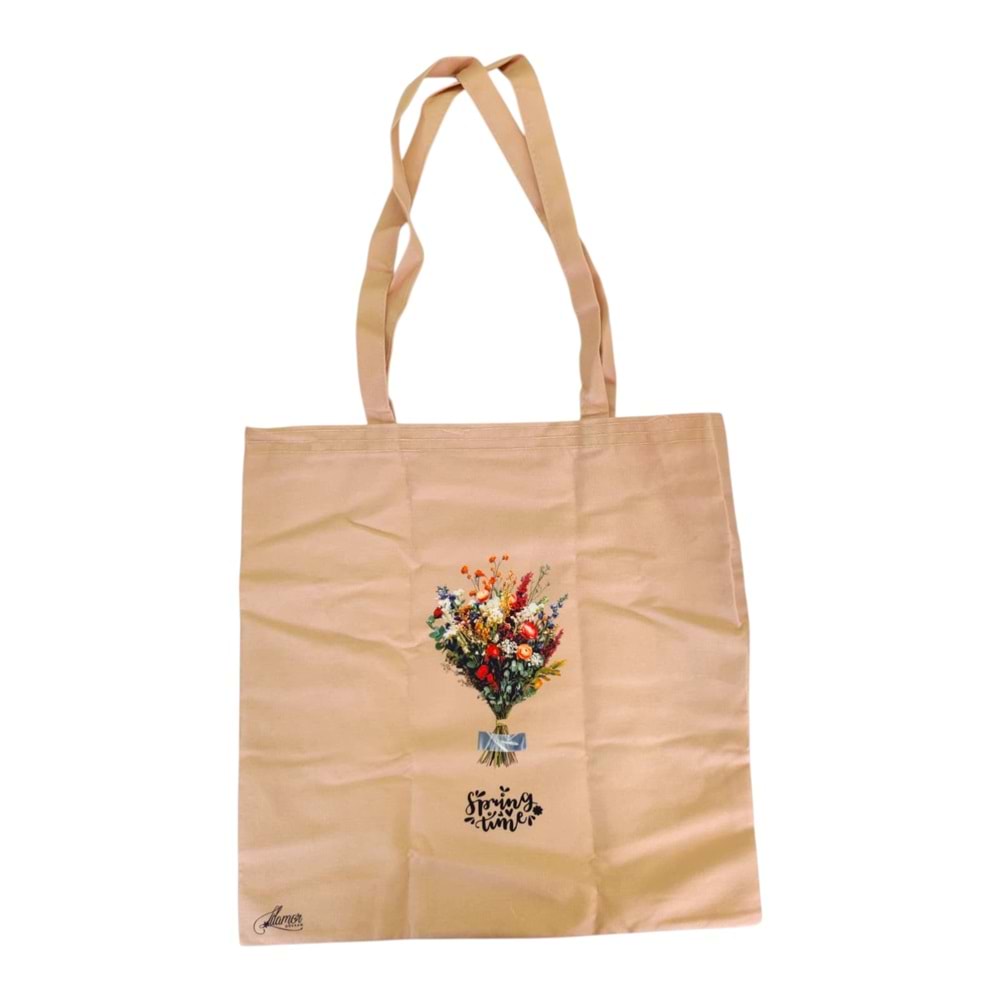 Lilamor Çiçek Cep Torba Hediyelik Bez Çanta LLM-HDY0960
