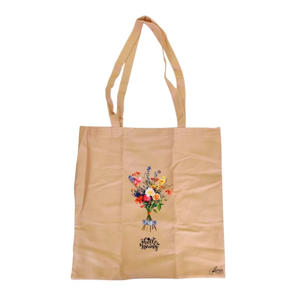 Lilamor Çiçek Cep Torba Hediyelik Bez Çanta LLM-HDY0960
