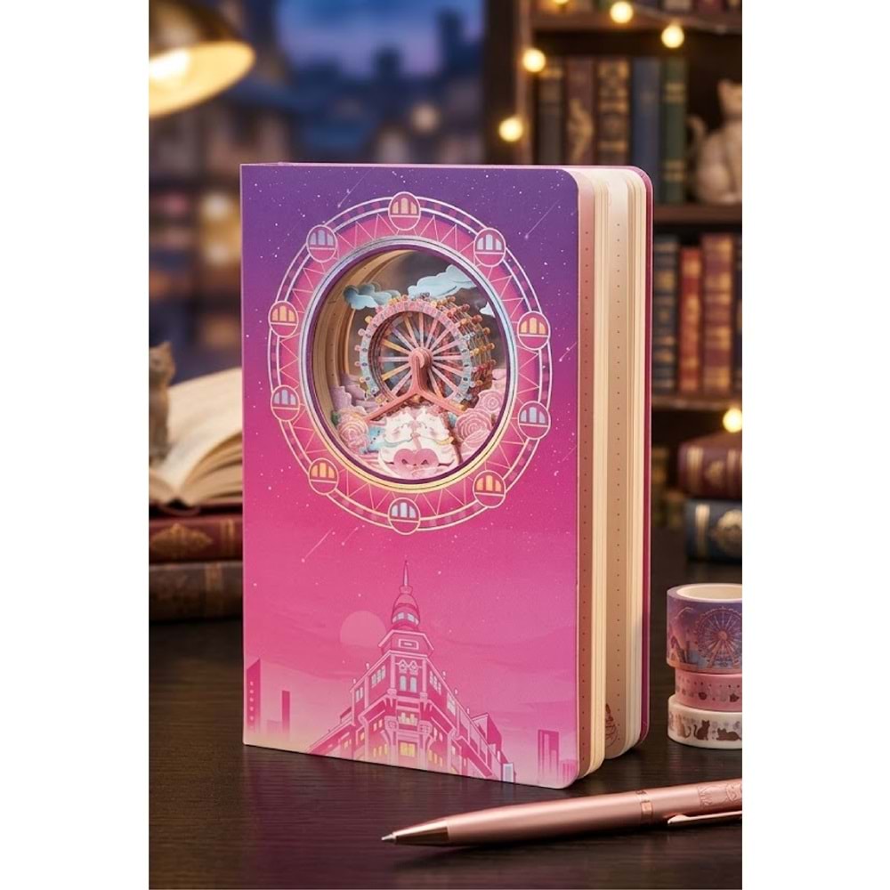 Vagonlife 3D Dönme Dolap Temalı Defter