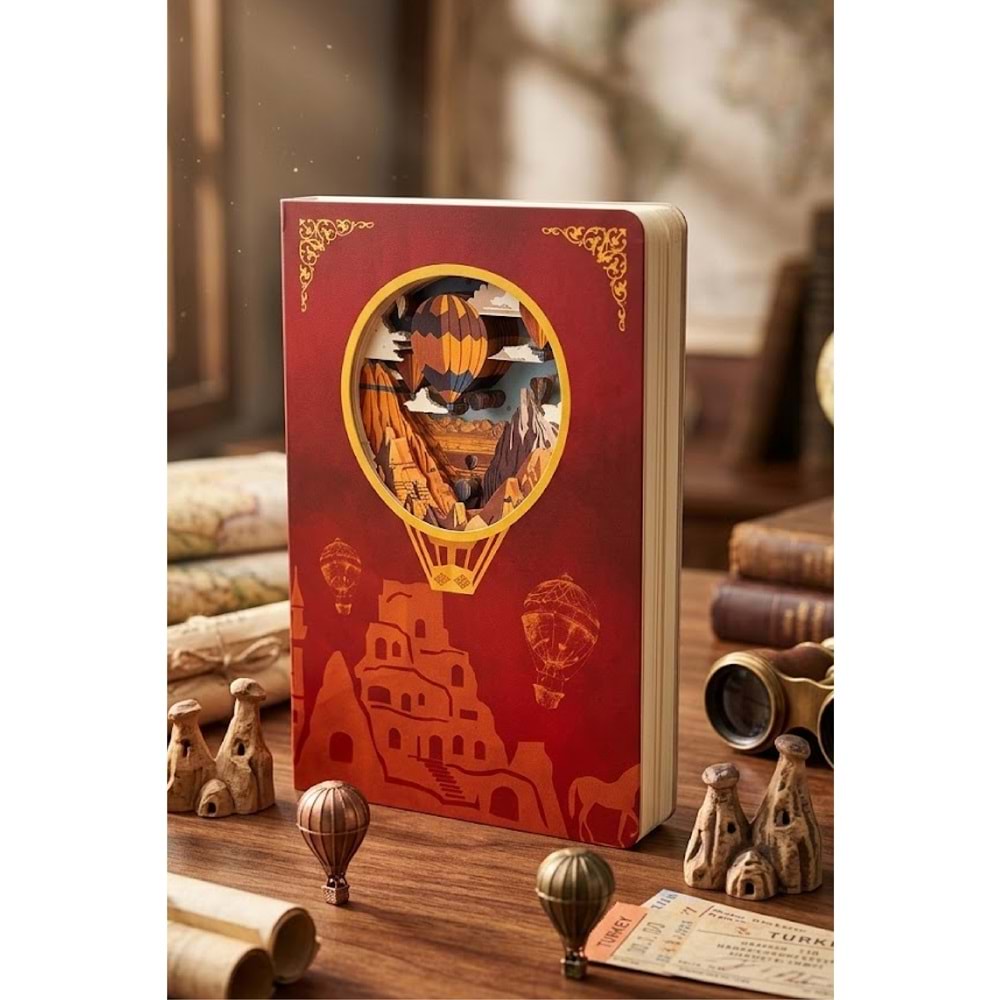 Vagonlife 3D Kapadokya Temalı Defter