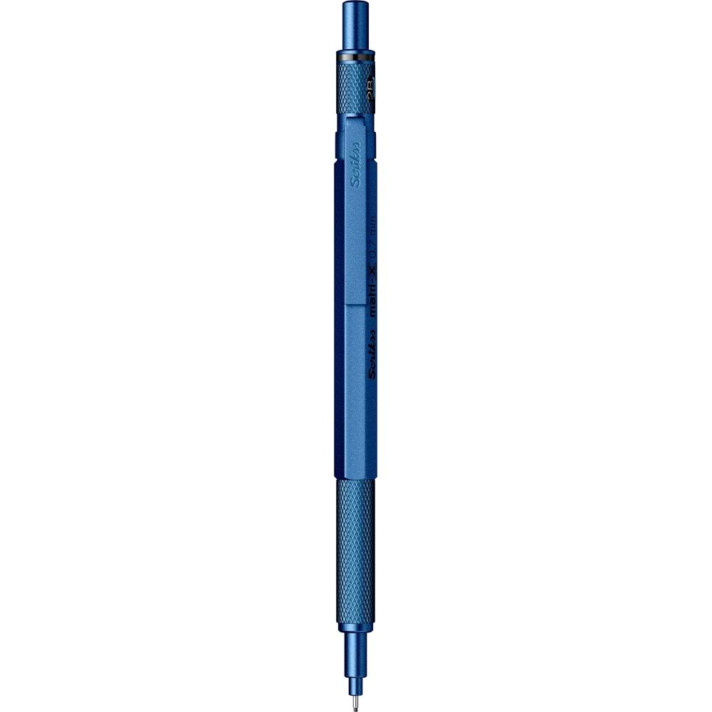 Scrikss Matri-x Mekanik Versatil Kalem 0.7 mm Metalik Mavi
