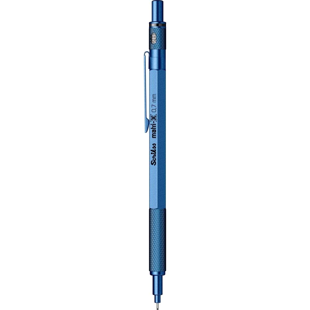 Scrikss Matri-x Mekanik Versatil Kalem 0.7 mm Metalik Mavi