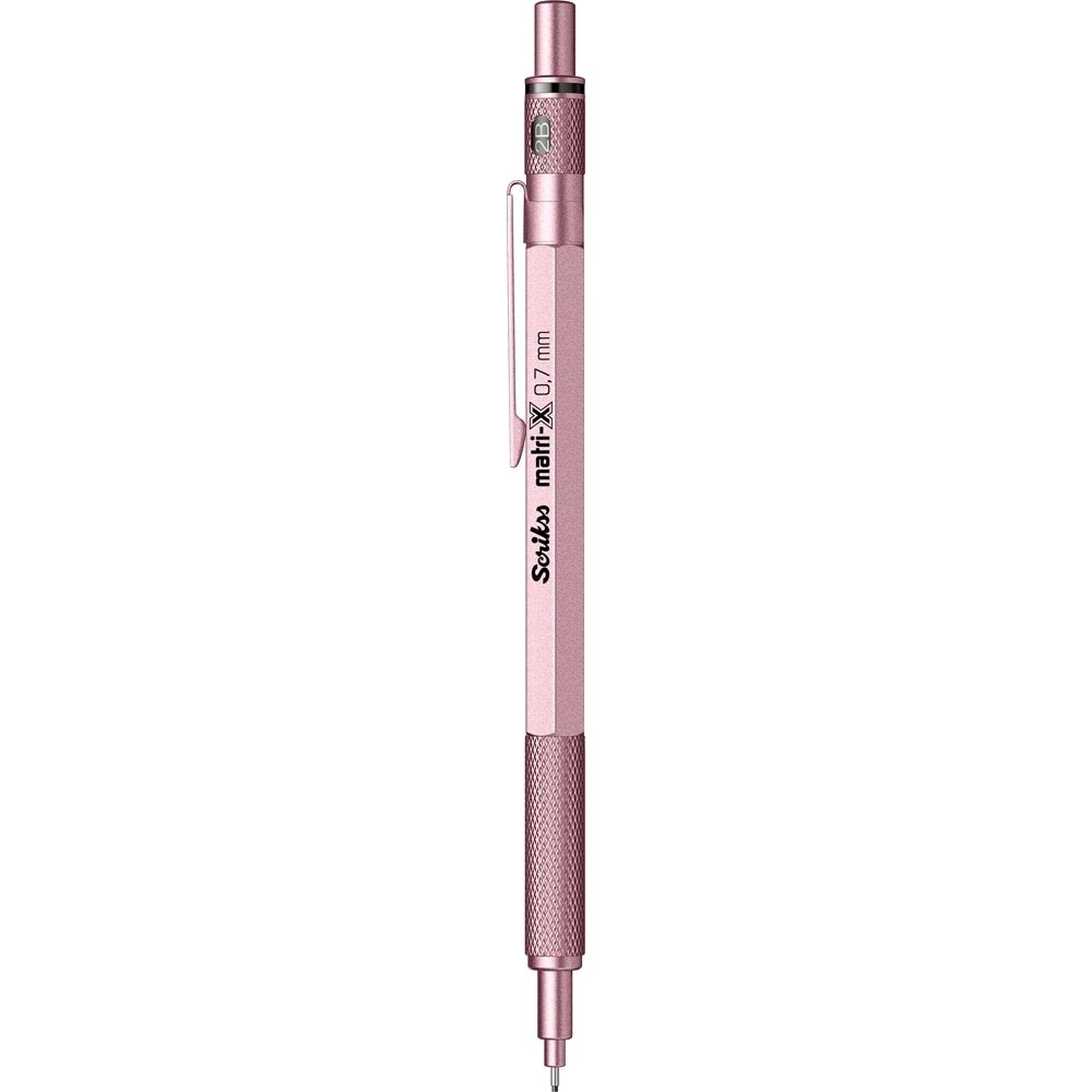 Scrikss Matri-x Mekanik Versatil Kalem 0.7 mm Metalik Açık Pembe