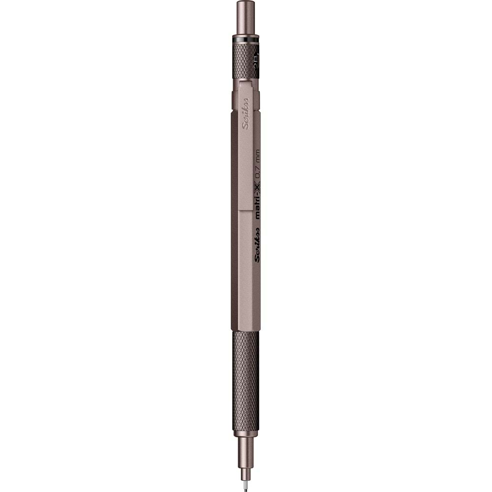 Scrikss Matri-x Mekanik Versatil Kalem 0.7 mm Metalik Gri