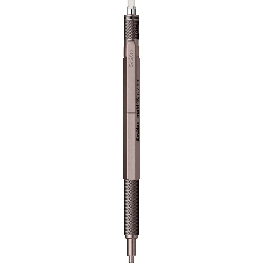 Scrikss Matri-x Mekanik Versatil Kalem 0.7 mm Metalik Gri