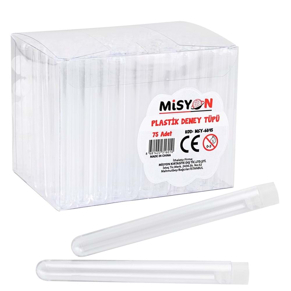 Misyon Plastik Deney Tüpü