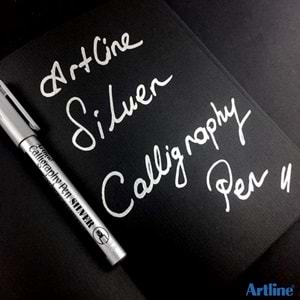Artline Kaligrafi Kalemi Kesik Uçlu 2.5 MM Gümüş EK993XF