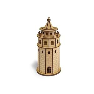 Südor Ahşap Maket Galata Kulesi Md1-08