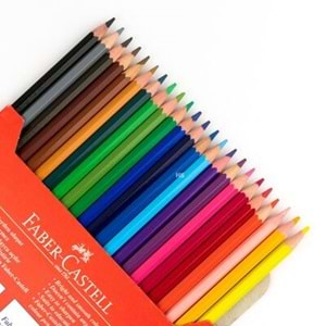 Faber-Castell Karton Kutu Boya Kalemi 24 Renk