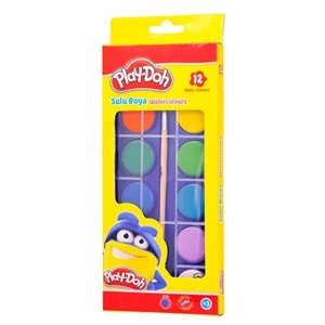 Play-Doh Suluboya 12 Renk Büyük Play-Su003