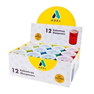 Adel Çift Hazneli Silindir Kalemtraş