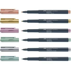 Faber Castell Metalik Gümüş Marker Kalem