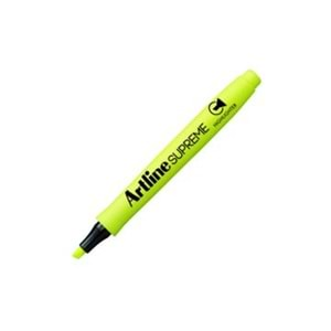 Artline Supreme Fosforlu Kalem Kesik Uç 4.0mm Sarı