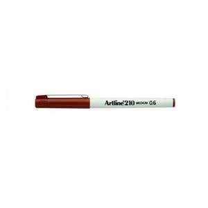 Artline 210N Keçe Uçlu Yazı Kalemi 0.6 mm Kahverengi