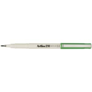 Artline 210N Keçe Uçlu Yazı Kalemi 0.6 mm Yeşil