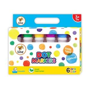 Lino Dot Markers 6 Lı Yıkanabilir