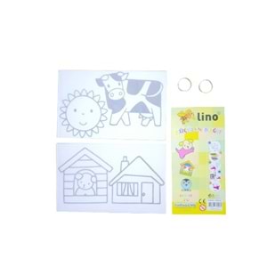 Lino Küçülen Kağıt 2 li Anahtarlıklı (A5)