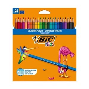 Bic Tropicolor2 Boya Kalemi Uzun 24 Lü Kutu