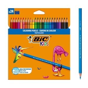 Bic Tropicolor2 Boya Kalemi Uzun 24 Lü Kutu