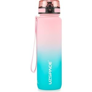 Uzspace Tritan Pembe-Turkuaz 500 ml 3026