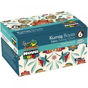 Nova Color Kumaş Boyası Şişe 6 Lı (30 ml*6) NC-188