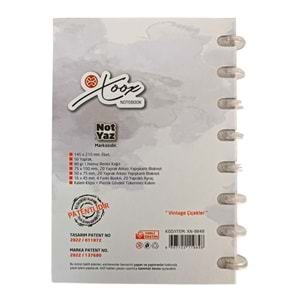Notyaz A5 Kalemli Notebook XN-9848