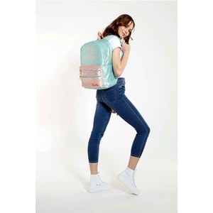 Kaukko Sparkle Duble Mint Sırt Çantası K1566