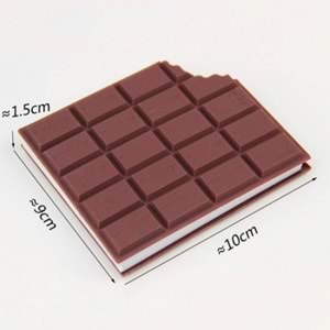 Çikolata Kokulu Not Defteri Düz