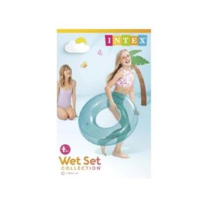 İntex Şeffaf Jumbo Simit 76 cm. 3 Asorti (8+ Yaş)