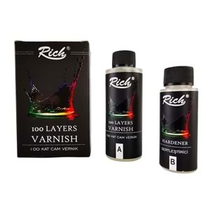 Rich 100 Kat Cam Vernik 120 ml+60 ml