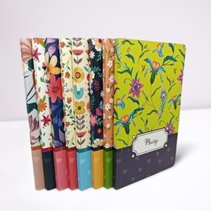 Lilamor Flower Defter 12,5x19,5 cm 112 Syf.