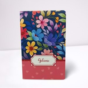 Lilamor Flower Defter 12,5x19,5 cm 112 Syf.