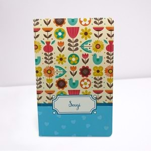 Lilamor Flower Defter 12,5x19,5 cm 112 Syf.