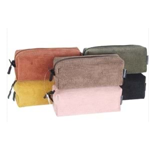 Bear&Deer Fitilli Kadife Kalem Çantası