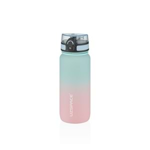 Uzspace Tritan 650 ml Matara Mint-Pembe 3037