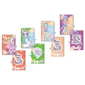 Lilamor Pretty Girl Kokulu Kilitli Günlük 14x20 112 Syf.