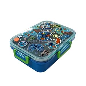 Vest Game Şeffaf Kapaklı Çelik Beslenme Kabı VST-BES0008