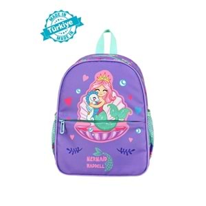 Waddell Lila Deniz Kızı Desenli Anaokulu Sırt Çantası 24105