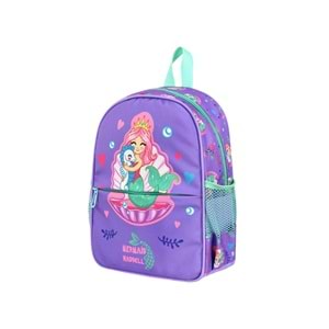 Waddell Lila Deniz Kızı Desenli Anaokulu Sırt Çantası 24105