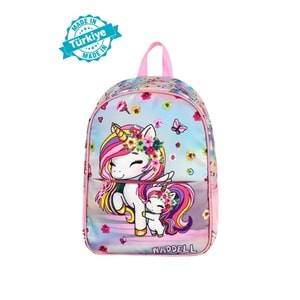 Waddell Pembe Unicorn Desenli Anaokulu Sırt Çantası 25502