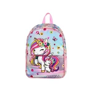 Waddell Pembe Unicorn Desenli Anaokulu Sırt Çantası 25502