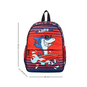 Waddell Köpek Balığı Desenli Anaokulu Sırt Çantası 24114
