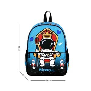 Waddell Astronot Desenli Anaokulu Sırt Çantası 24112