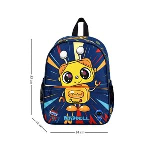 Waddell Robot Desenli Anaokulu Sırt Çantası 24111