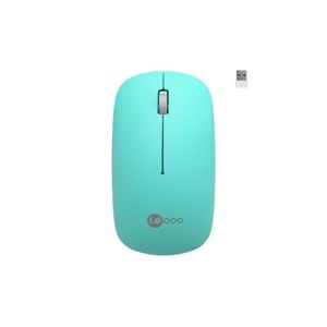 Lenova Lecoo Kablosuz Mouse Sessiz Usb Turkuaz WS214