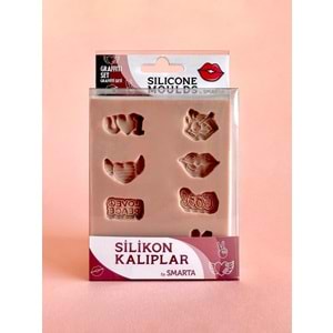 Smarta Silikon Kalıp Graffiti Seti