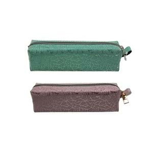 Bear&Deer Simli Yaprak Desenli Kalemlik